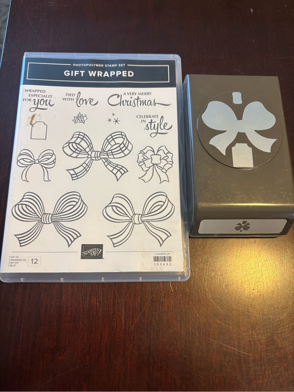 Stampin Up! Gift Wrapped Stamp Set & Coordinating Punch